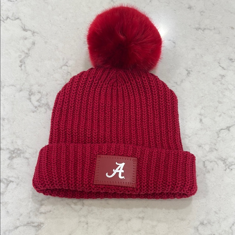 Love Your Melon Univ of Alabama Knit Beanie with Pom-Pom